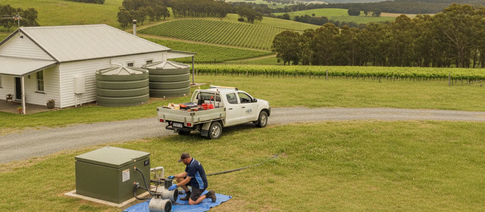 Professional septic technician in the Hunter Valley NSW