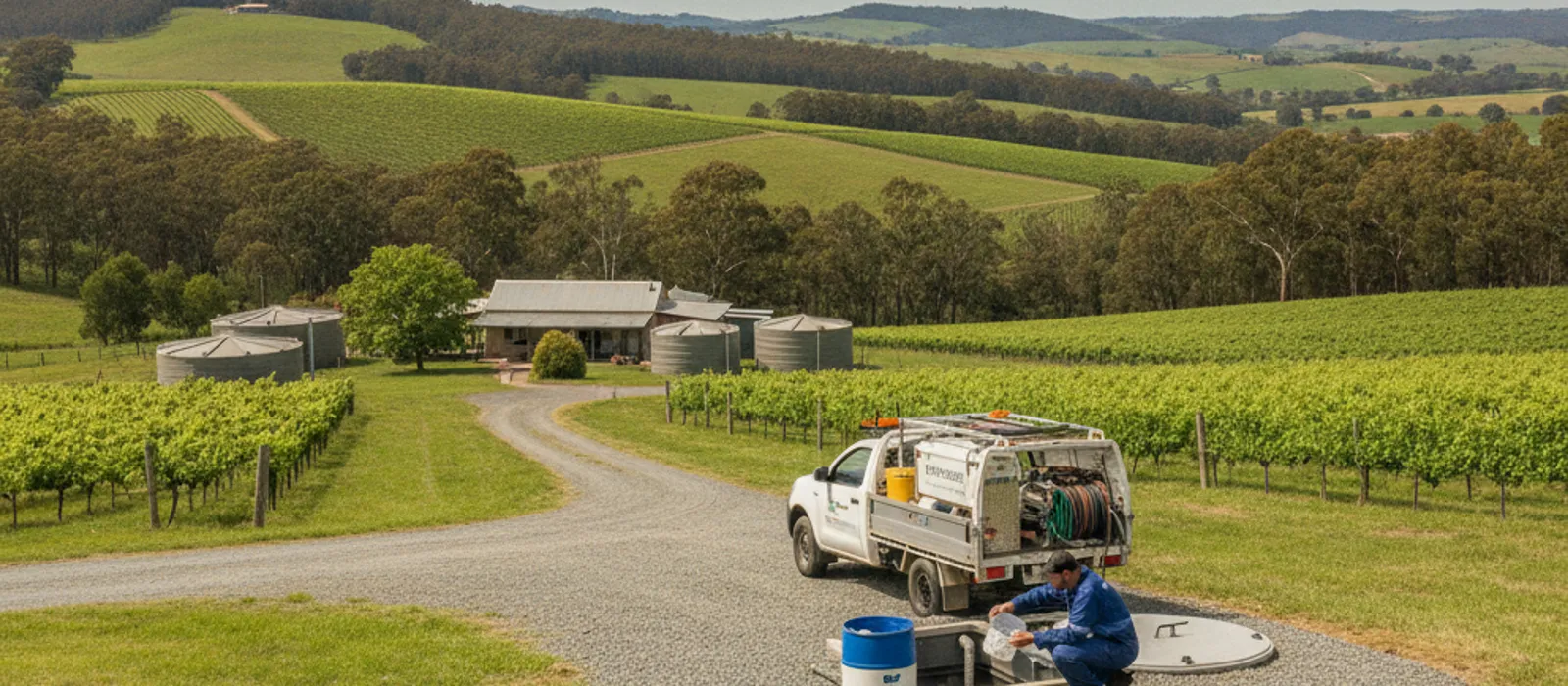 Professional septic technician in the Hunter Valley NSW