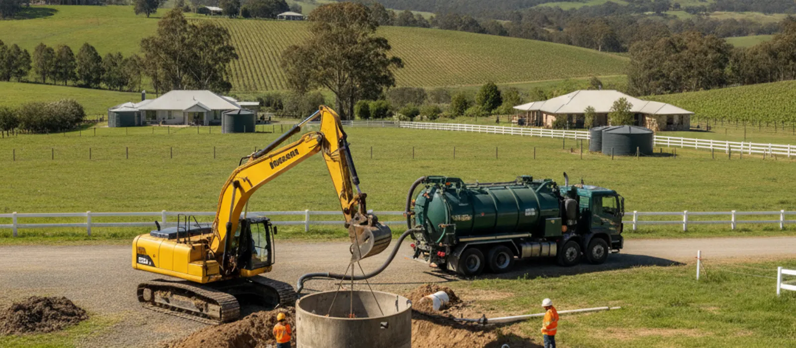 Professional septic technician in the Hunter Valley NSW