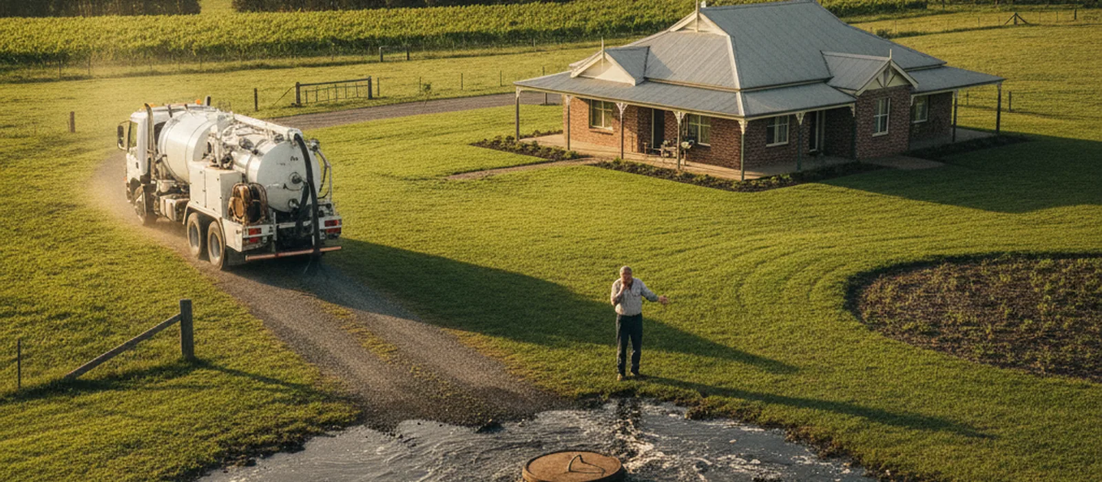 Professional septic technician in the Hunter Valley NSW